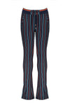 NoNo Sahara striped punta flared pants
