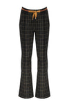 NoNo Sahara flared check pants