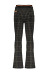 NoNo Sahara flared check pants