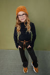 NoNo Sahara flared check pants