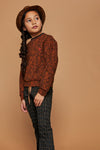 NoNo Sahara flared check pants