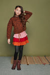 NoNo Nik 3 layered skirt with plissee