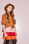NoNo Nik 3 layered skirt with plissee