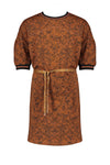 NoNo Milly AOP leopard sweat dress s/sl