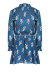 NoNo Maui recycled PL dress with smocked collar in Animal Flower