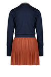 NoNo Mayla combi dress with jersey top+plissee skirt