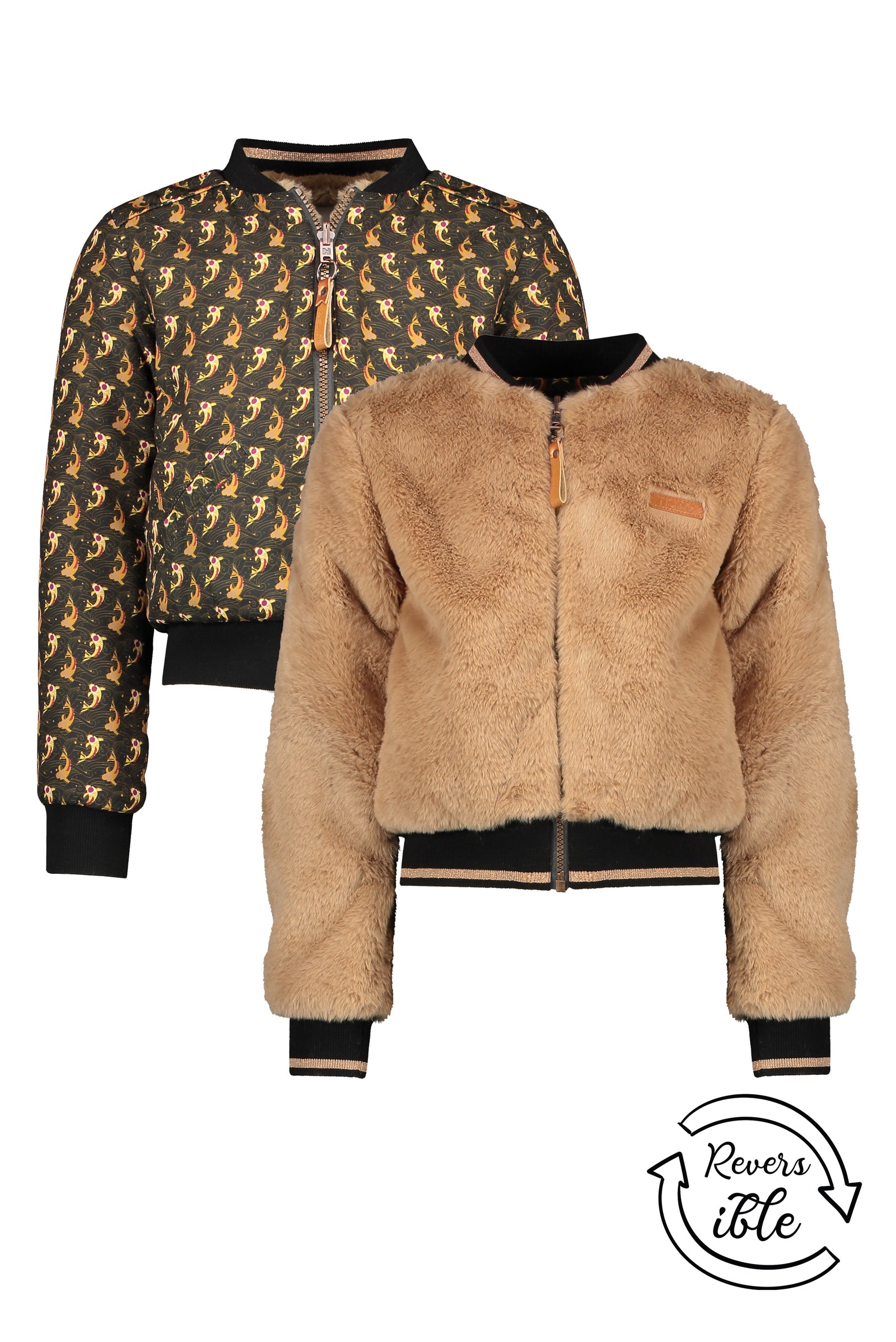 NoNo Donut reversible cardigan with recyled PL