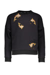 NoNo Kessa sweater dropped sleeves with Koi Karpers artwork