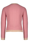 Meisjes Aysa knitted cardigan van NoNo in de kleur Vintage Rose in maat 146/152.
