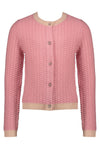 Meisjes Aysa knitted cardigan van NoNo in de kleur Vintage Rose in maat 146/152.