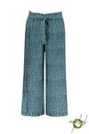 Meisjes Sasha plissee 7/8 culotte van NoNo in de kleur Light Turquoise in maat 146/152.