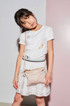 Meisjes Bag fake suede van NoNo in de kleur Rosy Sand in maat One Size.