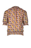 NoNo Tixi s/sl blouse with smock details