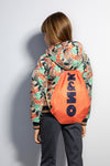 NoNo Recycled Polyester Bella hooded bomber jacket with additional bag