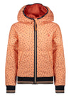 NoNo Recycled Polyester Bella hooded bomber jacket with additional bag