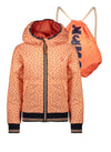 NoNo Recycled Polyester Bella hooded bomber jacket with additional bag