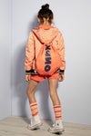 NoNo Recycled Polyester Bella hooded bomber jacket with additional bag