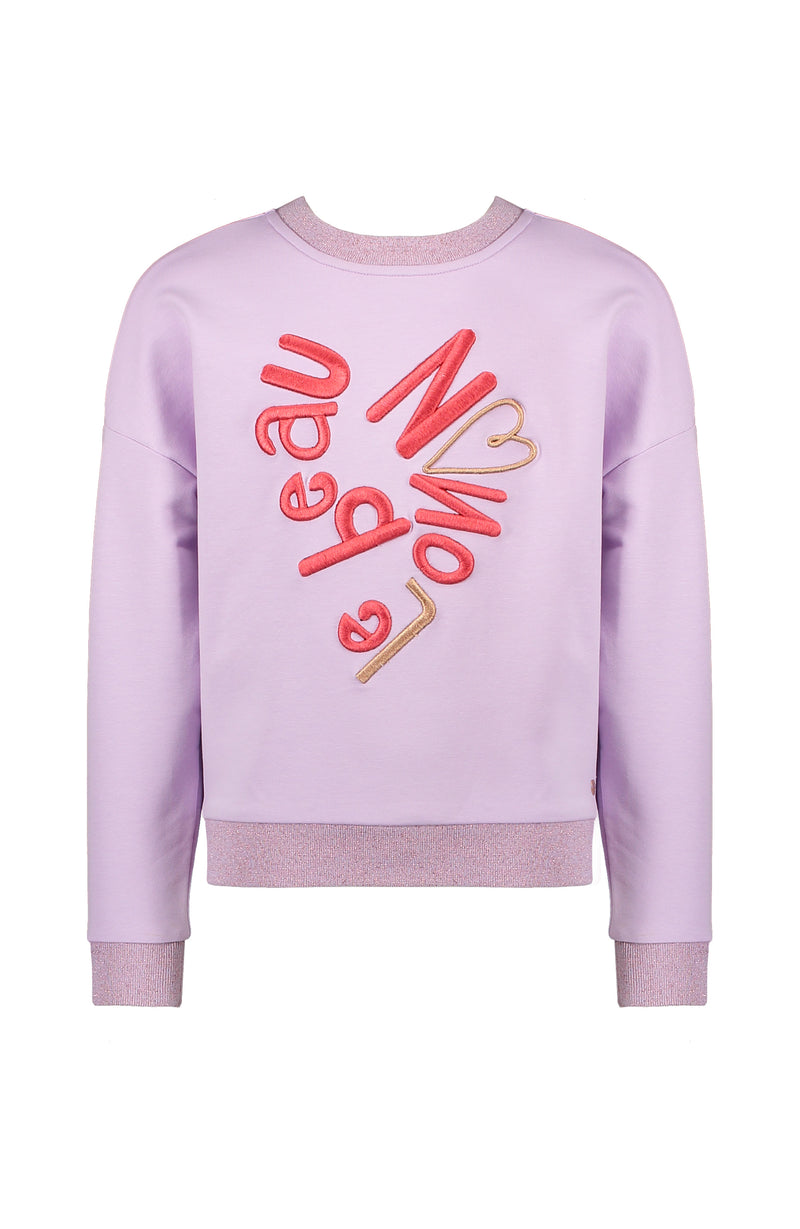 NoNo Kessa sweater l/sl wide fit NONO le Beau embro