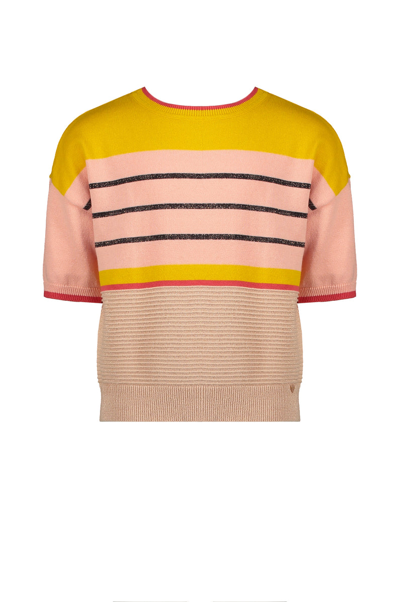 NoNo Kes s/sl knitted top