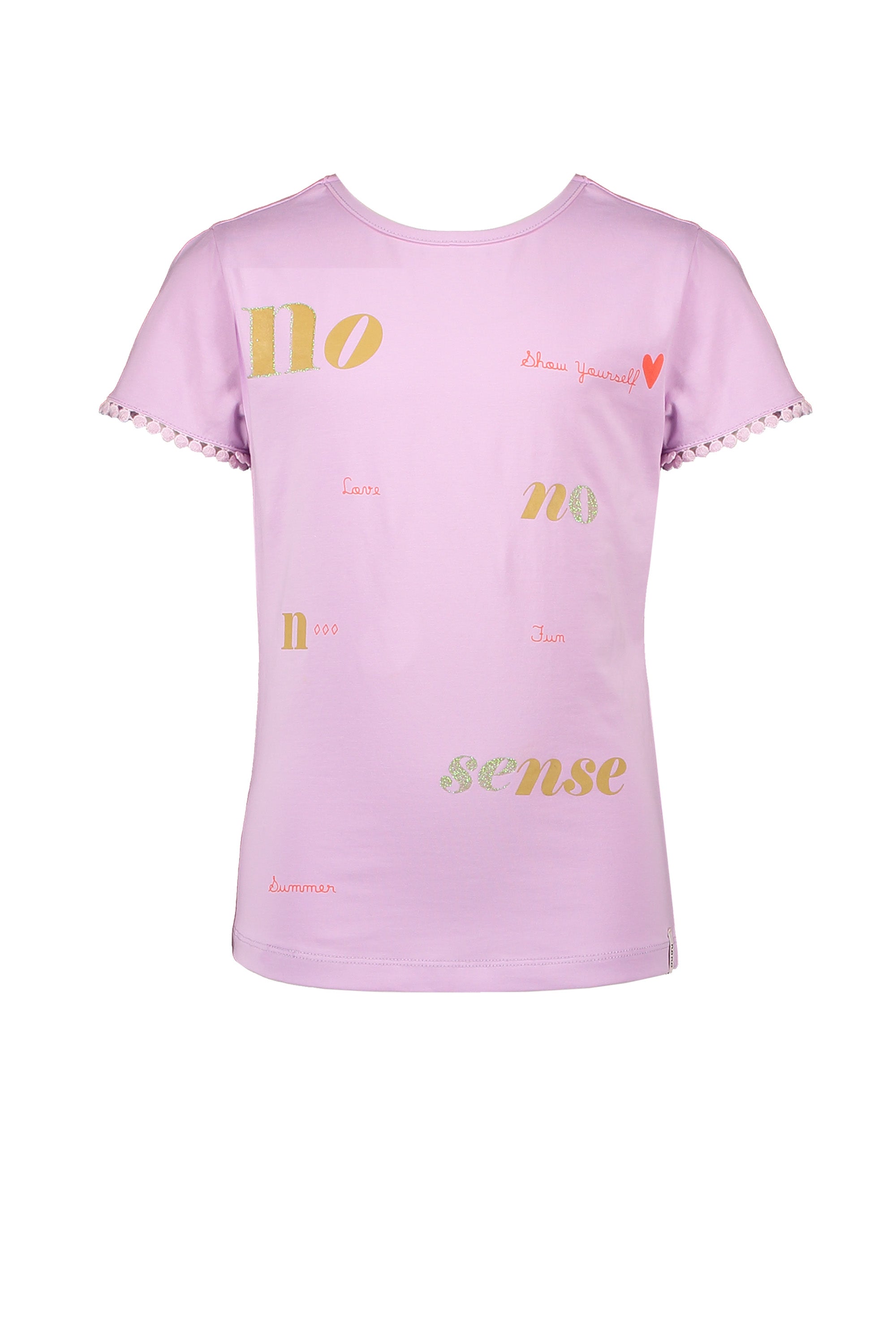 NoNo Kamsi capsleeve tshirt NoNonsense print