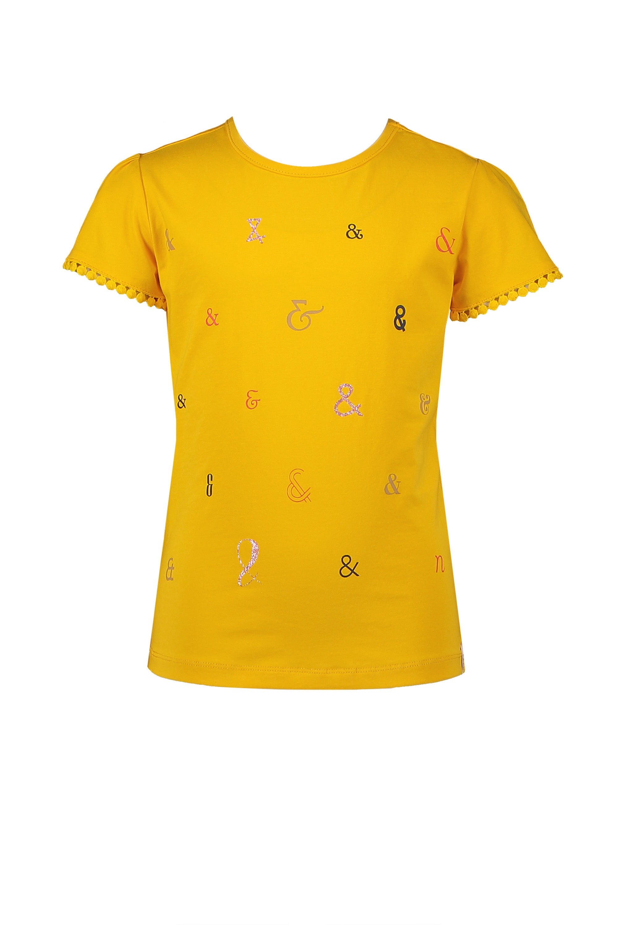 NoNo Kamsi capsleeve tshirt Ampersand & print