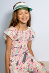 NoNo Sulai full length jumpsuit with smocked toppart