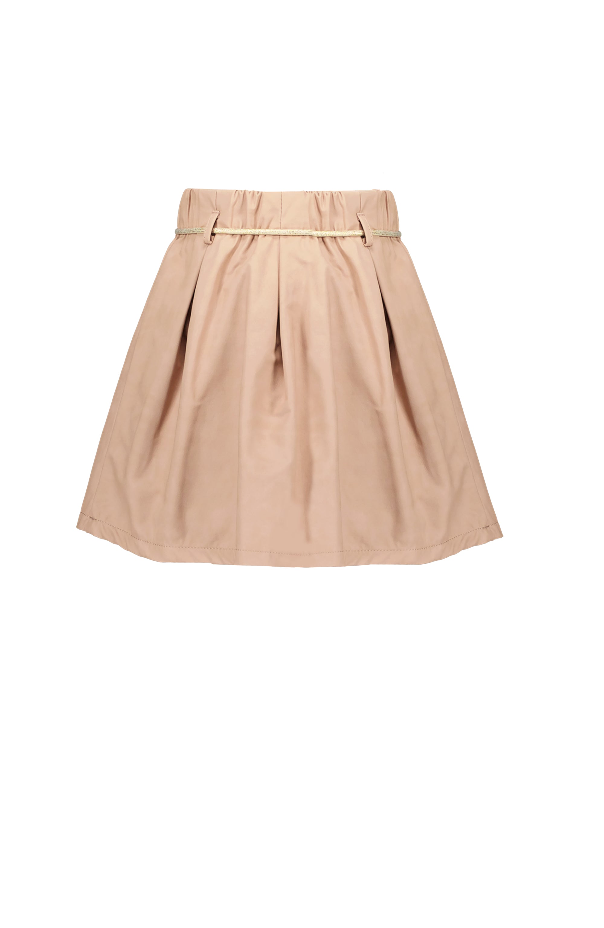 NoNo Nella pleated fake leather short skirt