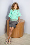 NoNo Nikki 2 layered pleated short skirt with short inside