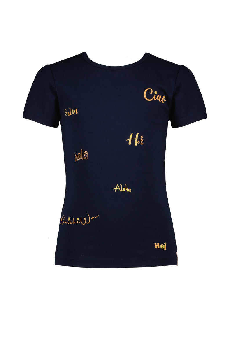 NoNo Kamsi capsleeve tshirt Greetings artwork