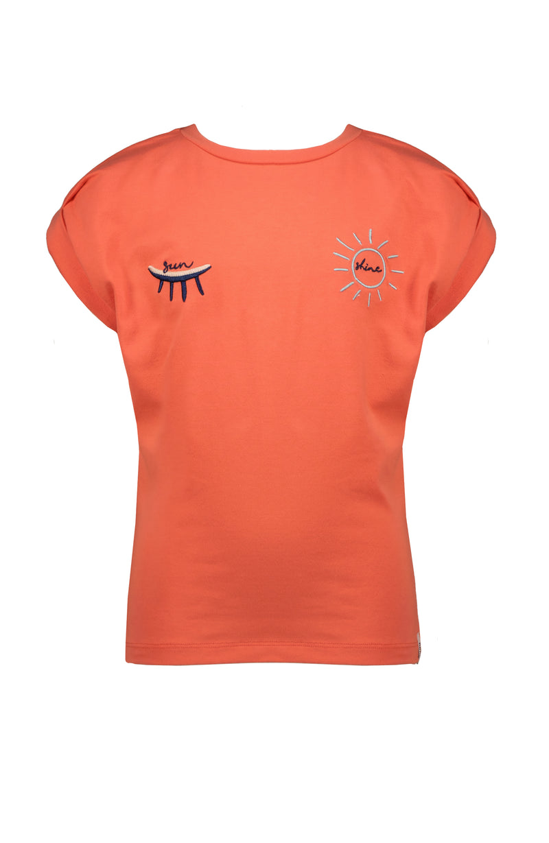 NoNo Kyra cut on sleeve Sunshine wink embro