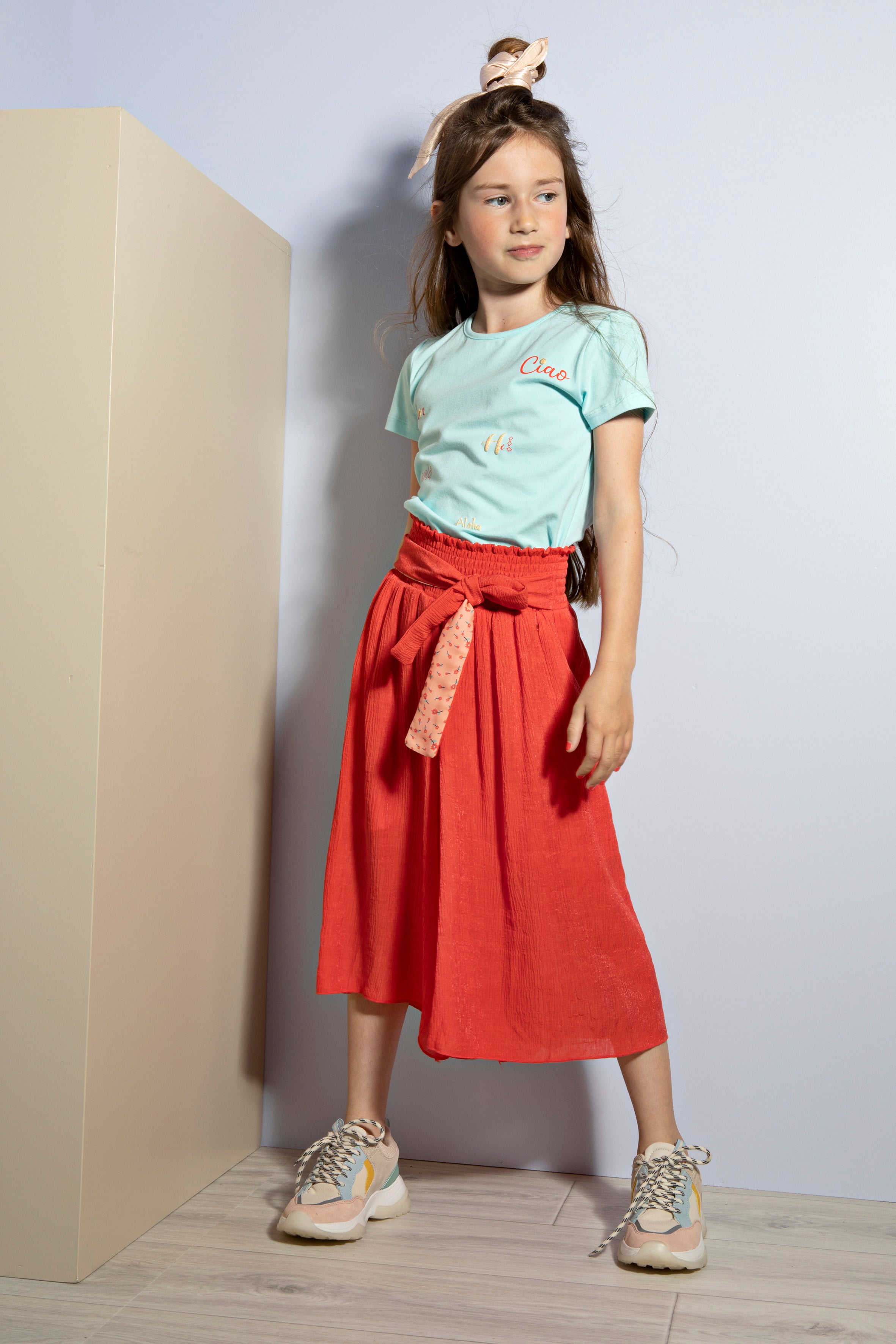 NoNo Sasa culotte with smocked waistband