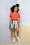 NoNo SubyB skirt short wide stripes