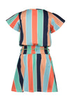 NoNo Mickey sweat s/sl dress wide stripes
