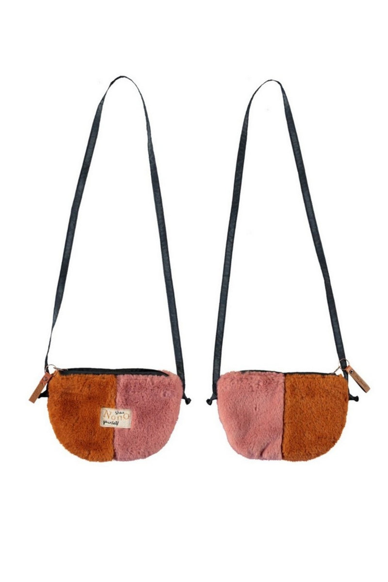 NoNo Bay fur colorblock little bag