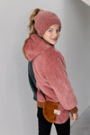 NoNo Bay fur colorblock little bag