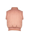 Meisjes Kence REVERSIBLE spencer with zipper van NoNo in de kleur Vintage Rose in maat 134-140.