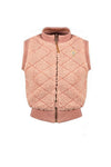 Meisjes Kence REVERSIBLE spencer with zipper van NoNo in de kleur Vintage Rose in maat 134-140.