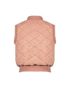 Meisjes Kence REVERSIBLE spencer with zipper van NoNo in de kleur Vintage Rose in maat 134-140.
