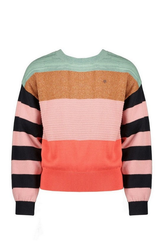 NoNo KesB knitted sweater block stripes