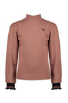 Meisjes Kean turtle neck tshirt l/sl  van NoNo in de kleur Puppy in maat 134-140.