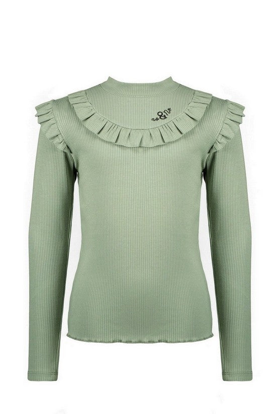 NoNo Keon rib jersey turtle neck tshirt l/sl