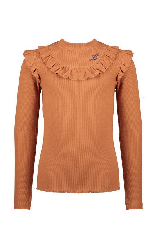 NoNo Keon rib jersey turtle neck tshirt l/sl
