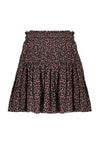 Meisjes Neille skirt short Tulips AOP van NoNo in de kleur Antracite in maat 134-140.