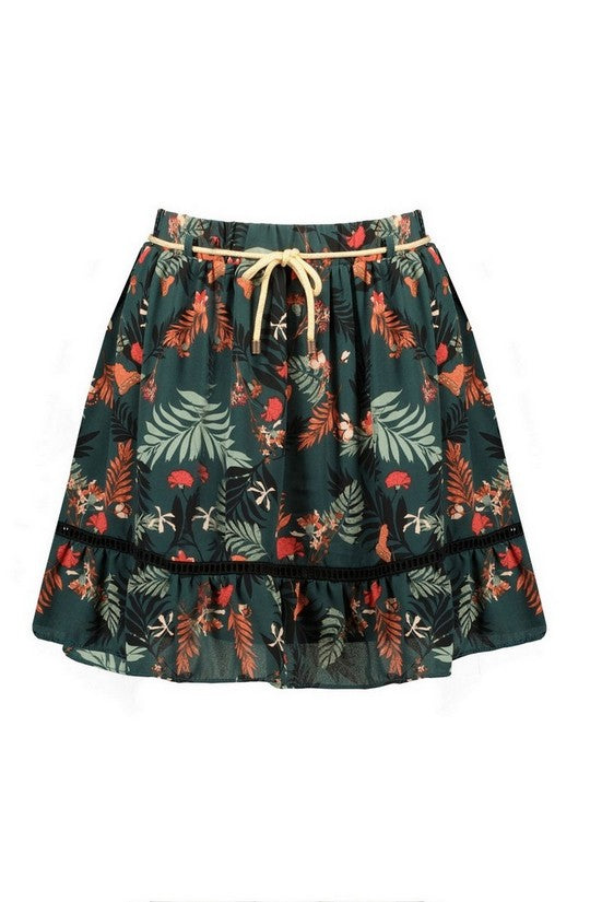 NoNo Nona short skirt Forest AOP