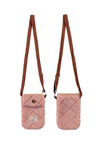 Meisjes Diamond allover teddy fur bag van  in de kleur Vintage Rose in maat One Size.