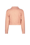 Meisjes Dove stretch babycord jacket with puffed sleeves van NoNo in de kleur Rosy Ginger in maat 134-140.