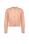Meisjes Alia knitted cardigan with pointelle details van NoNo in de kleur Rosy Ginger in maat 134-140.