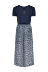 Meisjes Sulai jumpsuit with fancy back van NoNo in de kleur Navy Blazer in maat 134-140.