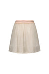 Meisjes Norah crincle voile skirt with pants lining van NoNo in de kleur Snow White in maat 134-140.