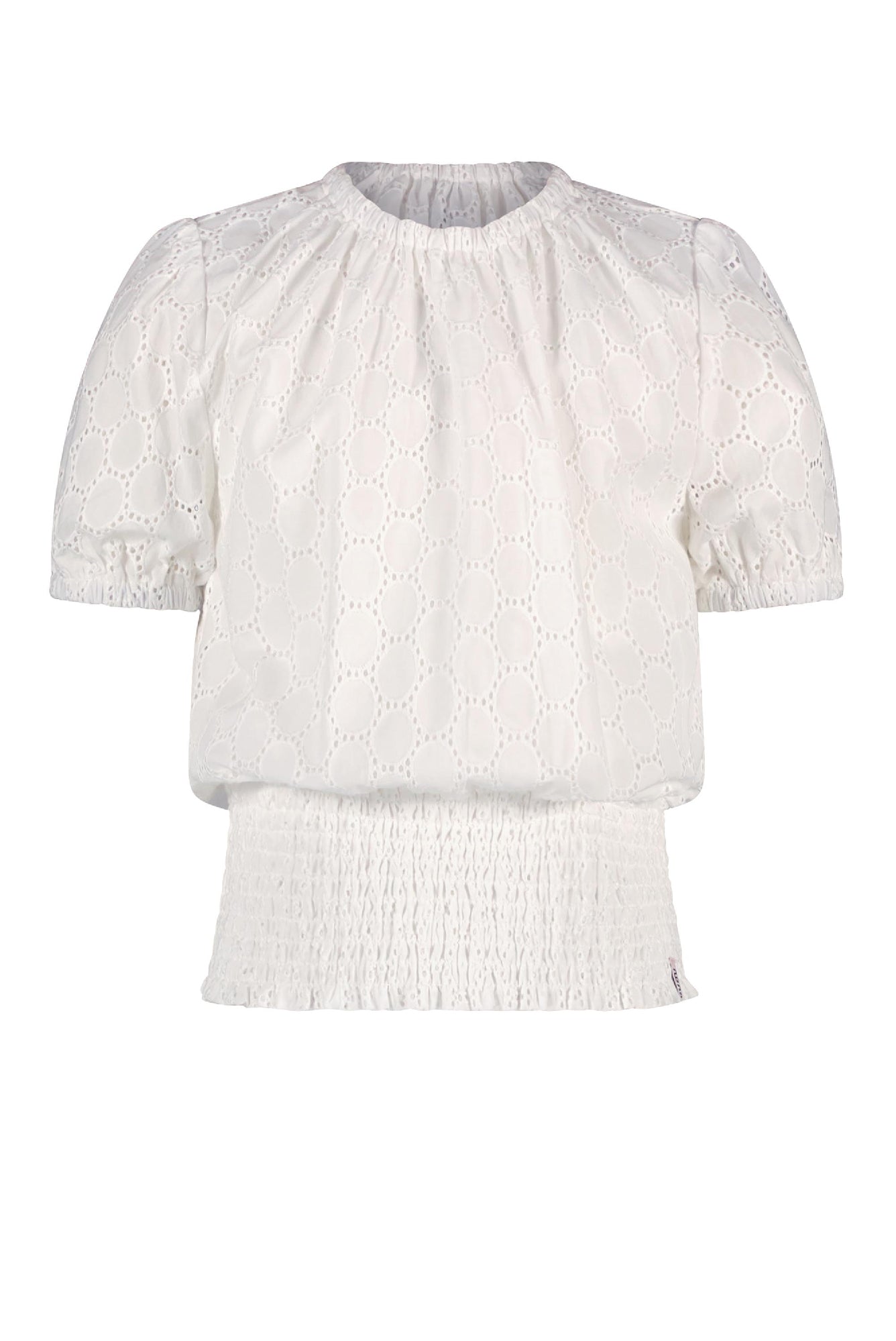 NoNo Tomma embroidery anglaise blouse half sleeve